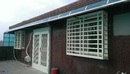 中和區露檯防盜窗及雨遮(採光罩)不銹鋼AU烤漆大門